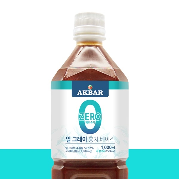 아크바 제로슈거 얼그레이 홍차베이스 1000ml