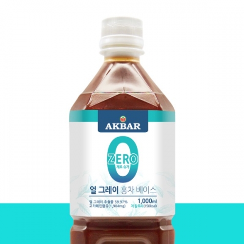 아크바 제로슈거 얼그레이 홍차베이스 1000ml