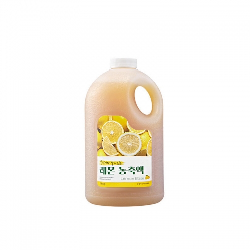 알갱이가 살아있는 레몬 농축액 1.8L