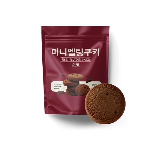 [디보트코리아][업체발송] 미니멜팅쿠키 초코 90g x 12ea