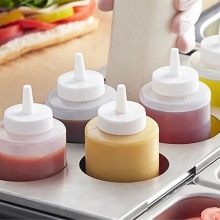 식당 업소용 카페 소스 시럽 통 홀더 정리함 스테인레스 디스펜서 2구 4구 6구 보관함