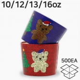 에어홀더 크리스마스 베어 1박스 500개