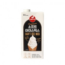 서울우유 소프트 아이스크림 믹스 1L 10개 국내산 원유 아이스크림 원액