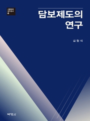 담보제도의 연구(서울법대법학총서14)