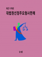 최근11개년 대법원선정주요형사판례 (예약 4/12출간예정)