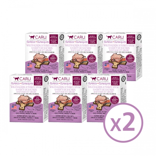 카루 클래식 연어&칠면조 스튜 (CAT) 12개