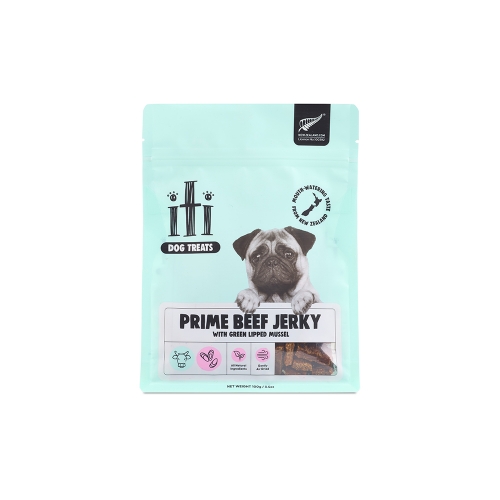 이티 에어드라이 프라임 소고기 저키&초록입홍합 강아지 간식 100g