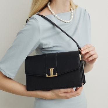 LUCA SHOULDER BAG BLACK