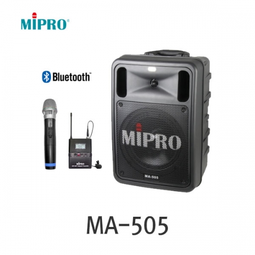 MIPRO MA-505 이동식 앰프 스피커 무선마이크 세트 충전식 휴대용 앰프