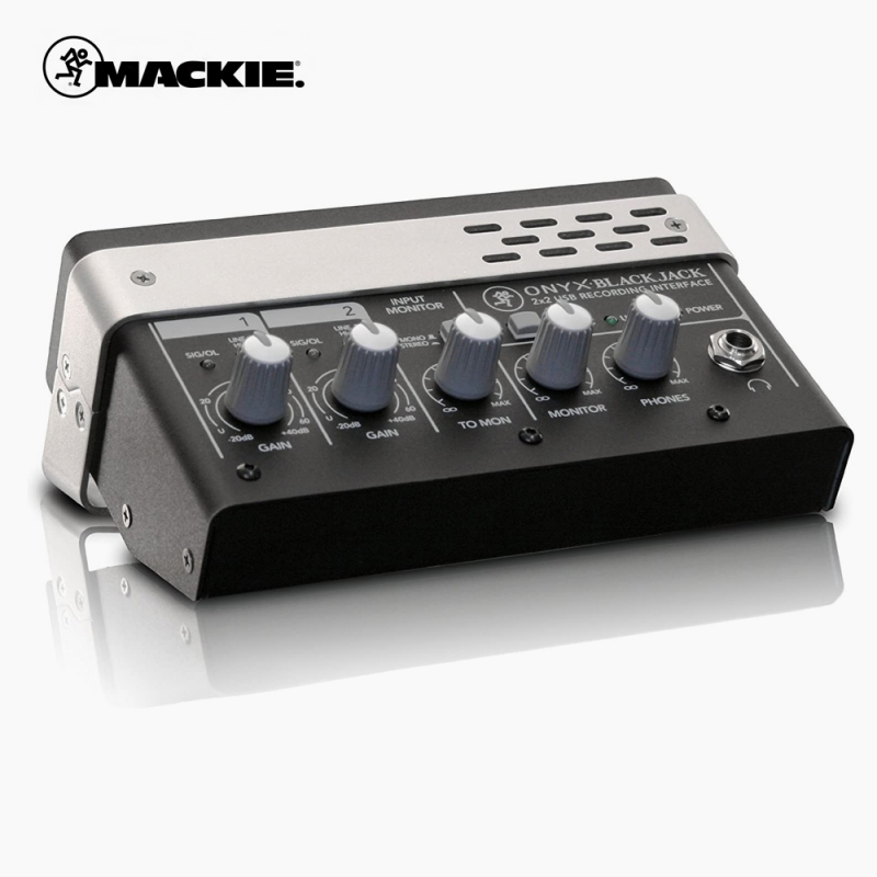 MACKIE Onyx Blackjack 2x2 USB 레코딩 오디오 인터페이스
