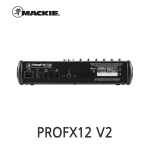 MACKIE ProFX12V2 12채널 믹서 이펙터 USB 인터페이스