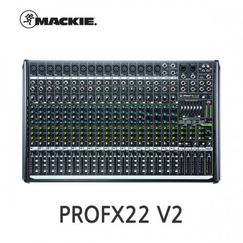 MACKIE ProFX22V2 22채널 믹서 이펙터 내장 USB 인터페이스