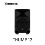 MACKIE Thump12 파워드 액티브 스피커 1000W출력 1통가격