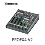 MACKIE ProFX4 V2 4채널 컴팩트 오디오 믹서 이펙터 내장