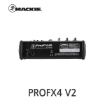 MACKIE ProFX4 V2 4채널 컴팩트 오디오 믹서 이펙터 내장