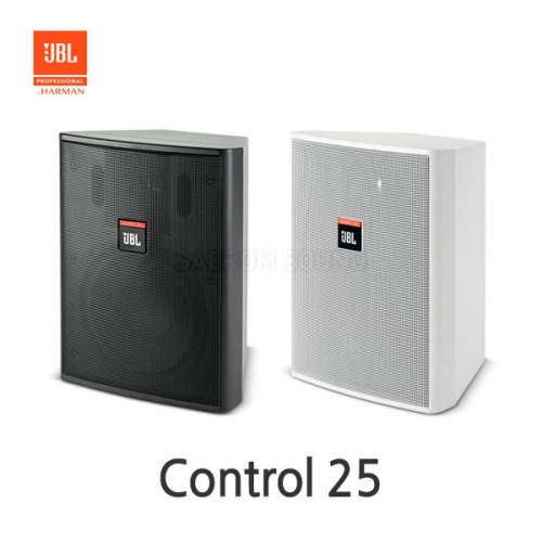 JBL Control 25 제이비엘 정식수입품 실내 실외 생활방수 소형 패시브 스피커