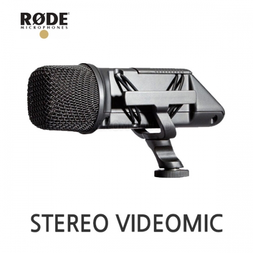 RODE Stereo VideoMic 로데 스테레오 비디오 DSLR 카메라 캠코더 부착용 스튜디오급 마이크