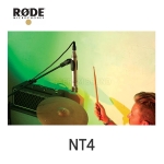 RODE NT4 로데 스튜디오 합창보컬 드럼오버헤드 야외용 다용도 콘덴서 마이크