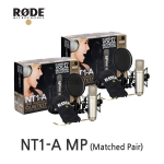 RODE NT1-A-MP 로데 스튜디오 홈레코딩용 콘덴서 마이크 한 쌍