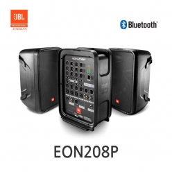 JBL EON208P 제이비엘 정식수입품 파워드 믹서 포함 액티브 스피커 포터블 PA 시스템 블루투스