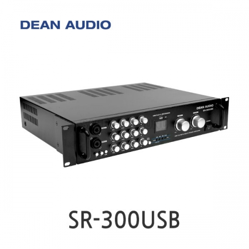 DEAN AUDIO SR-300USB 앰프 2채널 RMS 300W 다용도 매장 음향기기