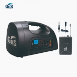 GNS GA-60P GA-60 1채널 무선 충전식 휴대용 포터블 앰프 핀마이크+바디팩 60W 200MHz