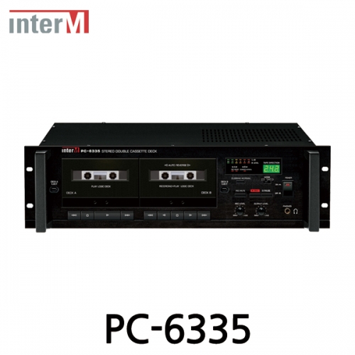 Inter-M 인터엠 PC-6335 더블 카세트 데크 Double Casette Deck