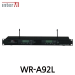 Inter-M 인터엠 WR-A92L 900MHz 채널가변형 무선 리시버 2채널 900MHz Wireless Receiver