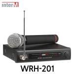 Inter-M 인터엠 WRH-201 200MHz 채널고정형 무선 마이크 세트 핸드마이크 타입 200MHz Wireless Microphone System (Handheld)