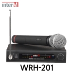 Inter-M 인터엠 WRH-201 200MHz 채널고정형 무선 마이크 세트 핸드마이크 타입 200MHz Wireless Microphone System (Handheld)