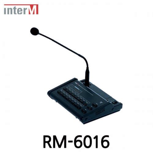Inter-M 인터엠 RM-6016 리모트 앰프 Remote Amplifier with Zone Selector