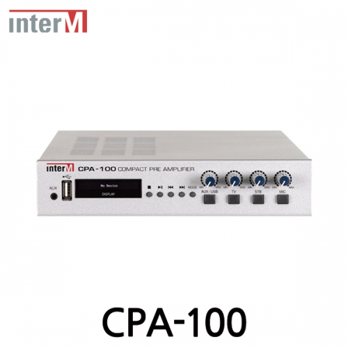 Inter-M 인터엠 CPA-100 컴팩트 프리 앰프 Compact Pre-Amplifier