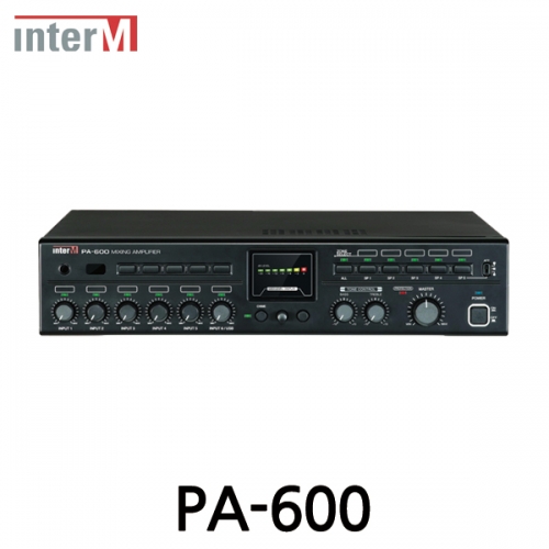 Inter-M 인터엠 PA-600 믹싱 앰프 Mixing Amplifier