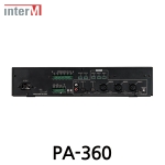 Inter-M 인터엠 PA-360 믹싱 앰프 Mixing Amplifier