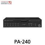 Inter-M 인터엠 PA-240 믹싱 앰프 Mixing Amplifier