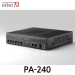 Inter-M 인터엠 PA-240 믹싱 앰프 Mixing Amplifier