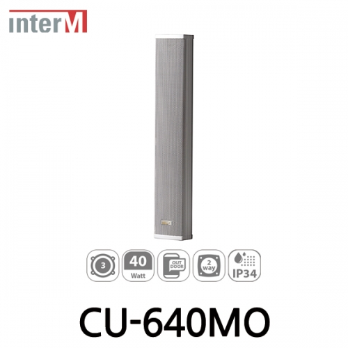 Inter-M 인터엠 CU-640MO 4 x 3" 2웨이 컬럼 스피커 Quad 3" 2Way Column Speaker