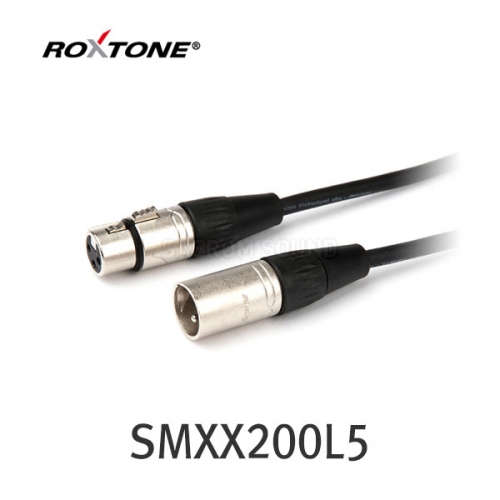 ROXTONE SMXX200L5 록스톤 마이크 케이블 OFC 무산소동선 XLR 오디오 케이블 양캐논 5m