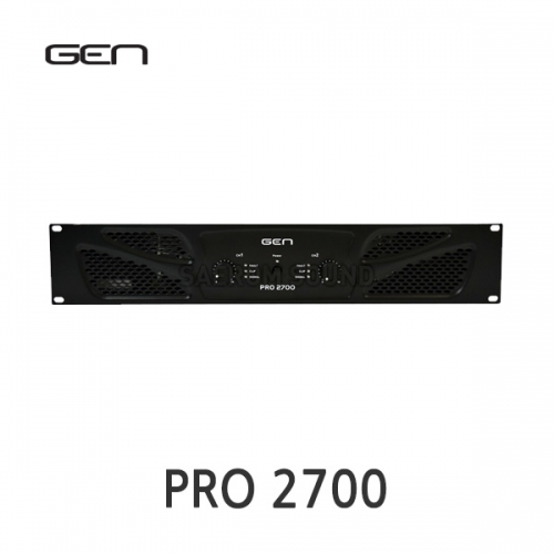 GEN PRO2700 Power Amplifier 1,000W+1,000W 8ohm