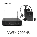 TAKSTAR VWE-1700HH 탁스타 2채널 무선마이크 세트 무선핸드마이크 200MHz