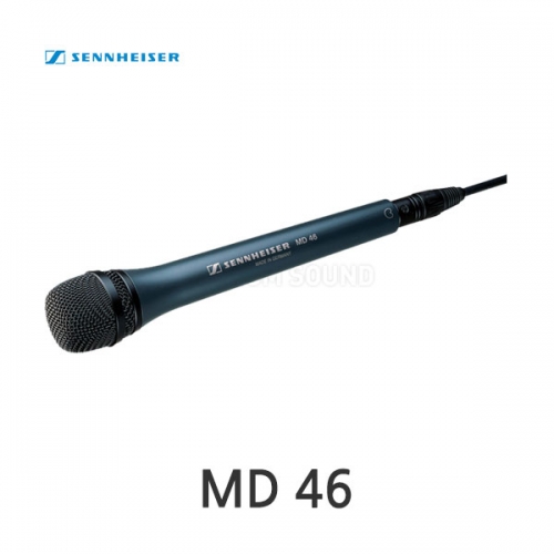 SENNHEISER MD 46 MD46 다이나믹 단일지향성 리포터 마이크