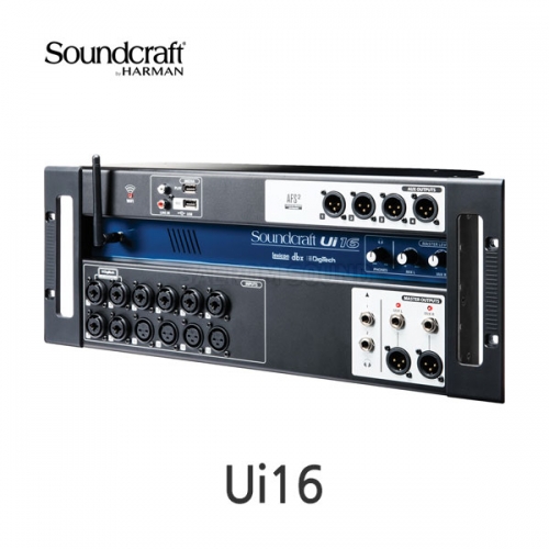 SOUNDCRAFT Ui16 사운드크래프트 리모트 컨트롤 소형 오디오믹서 디지털믹서