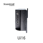 SOUNDCRAFT Ui16 사운드크래프트 리모트 컨트롤 소형 오디오믹서 디지털믹서