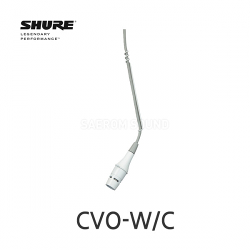 SHURE CVO-W/C 단일지향성 오버헤드 콘덴서 마이크 화이트