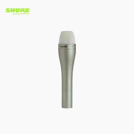 SHURE 슈어 SM63 무지향성 방송용 인터뷰용 다이나믹 유선 핸드마이크