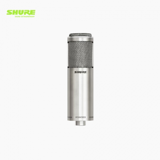 SHURE 슈어 KSM353/ED 양방향성 방송용 보컬 스튜디오 레코딩 리본마이크