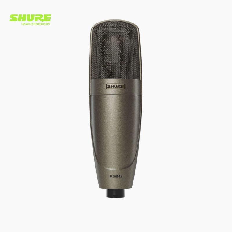 SHURE 슈어 KSM42/SG 악기용 대구경 듀얼 다이아프램 사이드 어드레스 콘덴서 보컬마이크