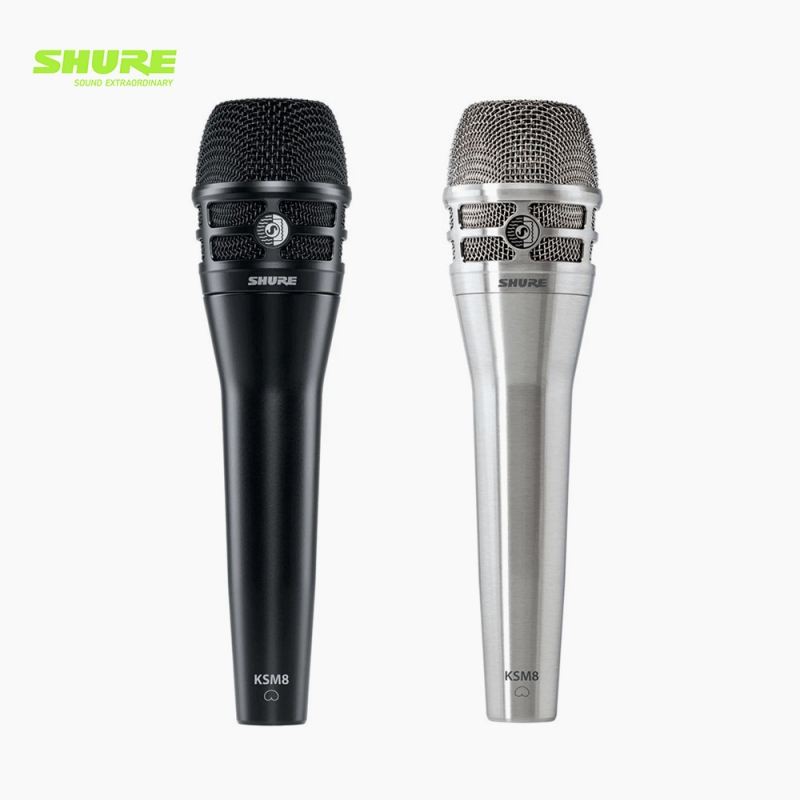 SHURE 슈어 KSM8 단일지향성 다이니믹 보컬 핸드마이크