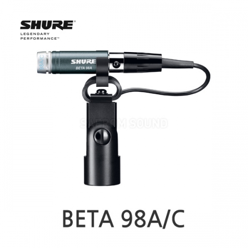 SHURE BETA 98A/C 소형 단일지향성 콘덴서 마이크