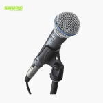 SHURE 슈어 BETA 58A 초지향성 스튜디오 녹음용 다이나믹 유선 보컬 핸드마이크